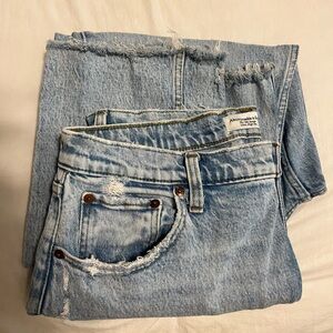 Abercrombie The 90s Straight Ultra High Rise, raw hem, 31/12 regular